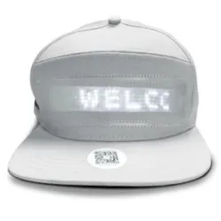 Lysende LED baseballhette - Bluetooth-kontroll