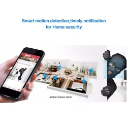 V380 - mini kamera IP WiFi - elektroniczna niania - noktowizor - wykrywanie ruchu - HD 1080PBezpieczeństwo