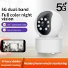 Caméra sans fil - babyphone - suivi automatique - audio bidirectionnel - 5G IP - WiFi - 720P
