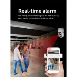 Caméra sans fil - babyphone - suivi automatique - audio bidirectionnel - 5G IP - WiFi - 720P