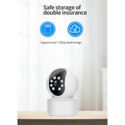 Trådløst kamera - babymonitor - autosporing - toveis lyd - 5G IP - WiFi - 720P