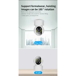 Langaton kamera - itkuhälytin - automaattinen seuranta - kaksisuuntainen ääni - 5G IP - WiFi - 720P