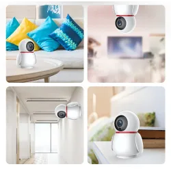 CCTV langaton IP-kamera - itkuhälytin - automaattinen seuranta - pimeänäkö - 720P - WiFi