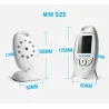 VB601 - Video-Babyphone - drahtlose Kamera - Zwei-Wege-Gespräch - Nachtsicht - LCD