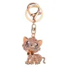 gato cristal - chaveiro