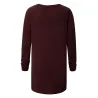 T-shirt manches longues - pull long - imprimé deux chats / poissons
