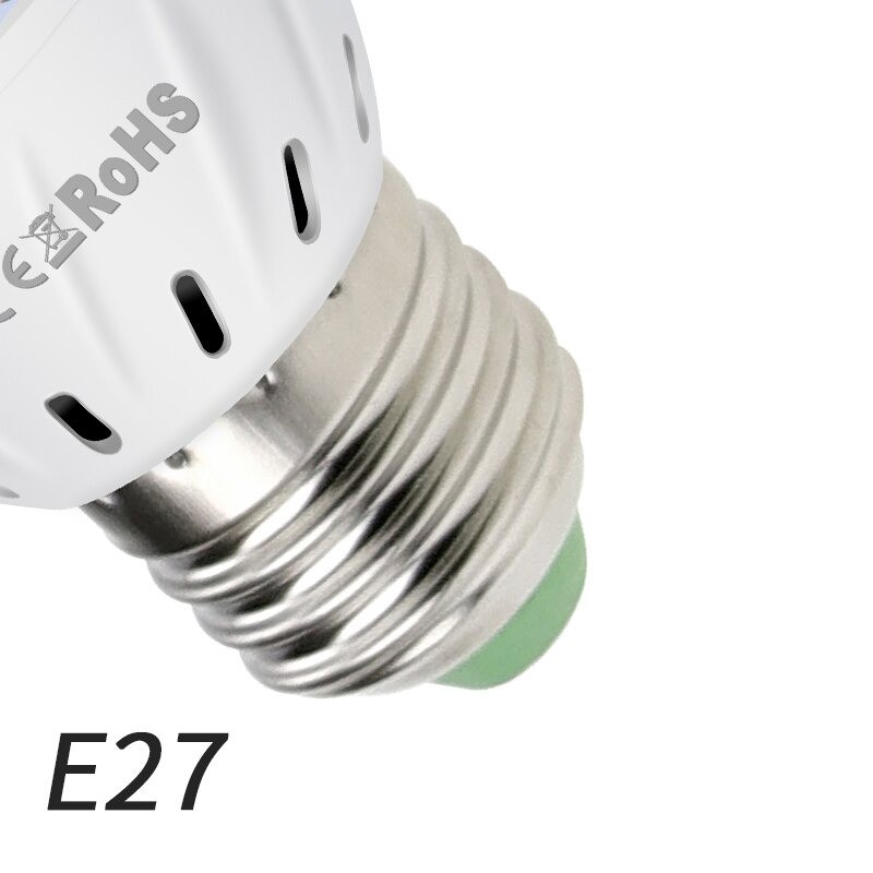 LED-lampa - växtodlingsljus - fullt spektrum - hydroponisk - E27 - E14 - GU10 - MR16 - B22 - 220V