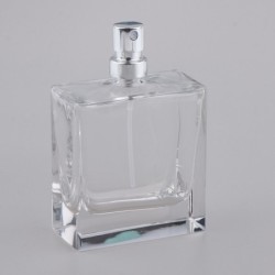Frasco de perfume de vidro - recipiente vazio - com atomizador - 50 ml