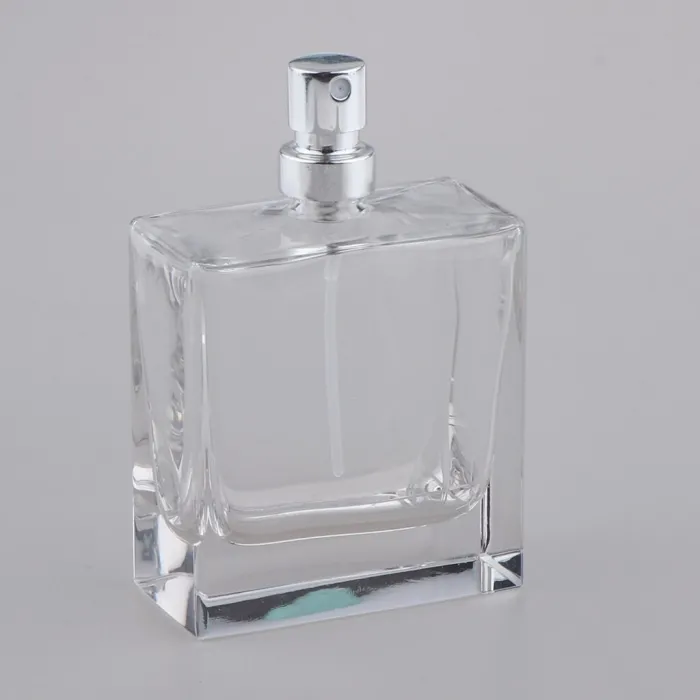 Lasinen hajuvesipullo - tyhjä säiliö - sumuttimella - 50 ml