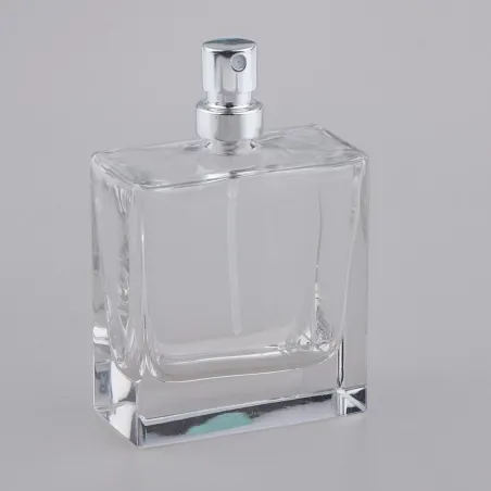 Parfymflaska i glas - tom behållare - med atomizer - 50 ml