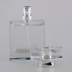 Lasinen hajuvesipullo - tyhjä säiliö - sumuttimella - 50 ml