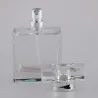 Flacon de parfum en verre - contenant vide - avec atomiseur - 50 ml