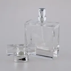 Lasinen hajuvesipullo - tyhjä säiliö - sumuttimella - 50 ml