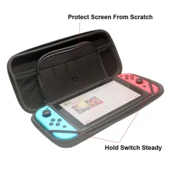 Suojaava säilytyspussi - kova kuori - vedenpitävä - Nintendo Switch Consolille