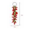 Piment rouge multicouche - porte-clés