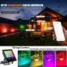 60W - Bluetooth - RGB - LED flomlys - utendørs reflektor med musikk