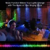 60W - Bluetooth - RGB - LED flomlys - utendørs reflektor med musikk
