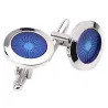 Round blue eyes - cufflinksCufflinks