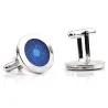 Round blue eyes - cufflinksCufflinks