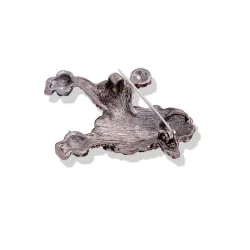 Krystalpuddelhund - broche