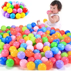 Palline da piscina in plastica per bambini - ecologiche - 100 pezzi