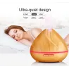 Humidificateur d'air à ultrasons - diffuseur d'huiles essentielles - LED - 500ml