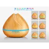 Ultralyds luftfugter - diffuser for æteriske olier - LED - 500ml