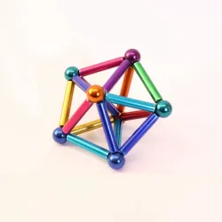 Neodym magnetiske kuler / pinner - byggeklosser