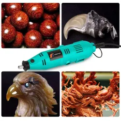 Mini elektrische boormachine met boren - variabele snelheid - setBits & boren