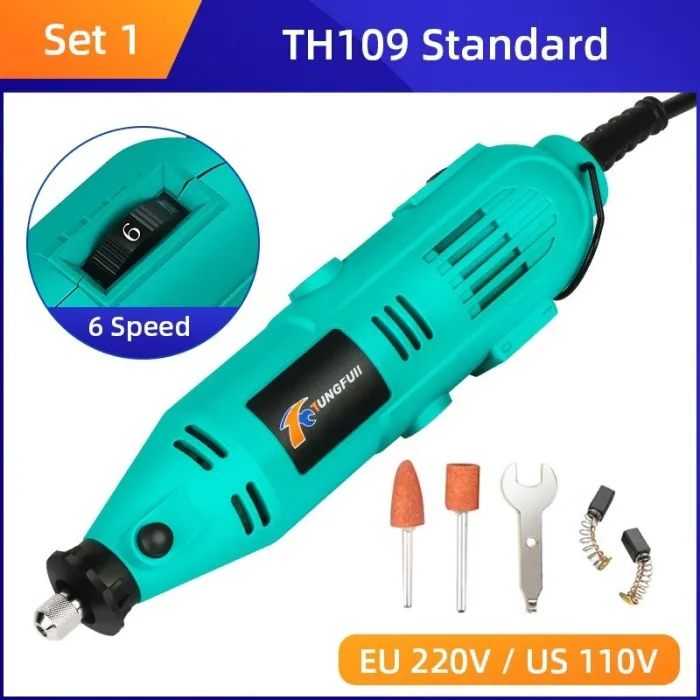 Mini perceuse électrique avec mèches - vitesse variable - set
