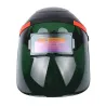 Casque de soudage à assombrissement automatique solaire - réglable - masque à bascule