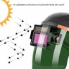 Solarny samościemniający kask spawalniczy - regulowany - maska z klapkąKask Spawalniczy
