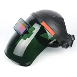 Casque de soudage à assombrissement automatique solaire - réglable - masque à bascule
