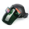 Casque de soudage à assombrissement automatique solaire - réglable - masque à bascule