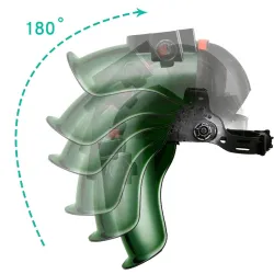 Solar automaattisesti tummuva hitsauskypärä - säädettävä - flip mask