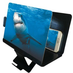 Universal telefon skærmforstærker - 3D video - projektor - beslag - holder - stativ