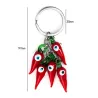 Lucky eye - red chilli - keychainKeyrings