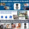 Caméra de sécurité WiFi - audio bidirectionnel - 1080P - 4MP - PTZ Wifi - IP - robot noir