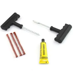 Outil de réparation de crevaison de pneu tubeless de moto/voiture - ensemble