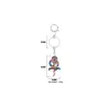 Enamel cobra snake - metal keychainKeyrings