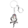 Serpente cobra esmaltada - chaveiro de metal