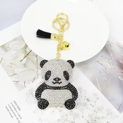 Crystal panda / tupsu - avaimenperä