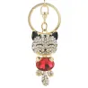 chaveiro gato cristal