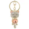 chaveiro gato cristal