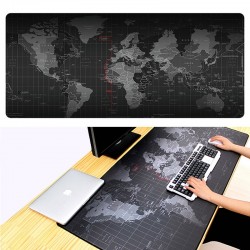 Mouse pad antiderrapante - borracha - à prova d'água - mapa do mundo