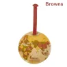 Wereldkaart - ID/adreshouder - bagagelabel - reisaccessoiresOutdoor & Kamperen