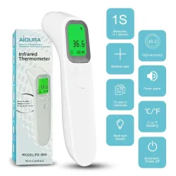 Digital infrared thermometer - forehead / ear - non-contact - LCD displayThermometers
