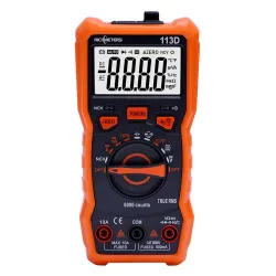 113E - digitale multimeter - AC/DC/spanningstester - 6000 counts - met achtergrondverlichting/magneetMultimeters