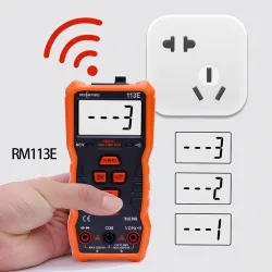 113E - digitaalinen yleismittari - AC / DC / Jännitetesteri - 6000 laskuria - taustavalolla / magneetilla