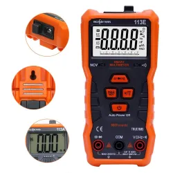 113E - digitale multimeter - AC/DC/spanningstester - 6000 counts - met achtergrondverlichting/magneetMultimeters